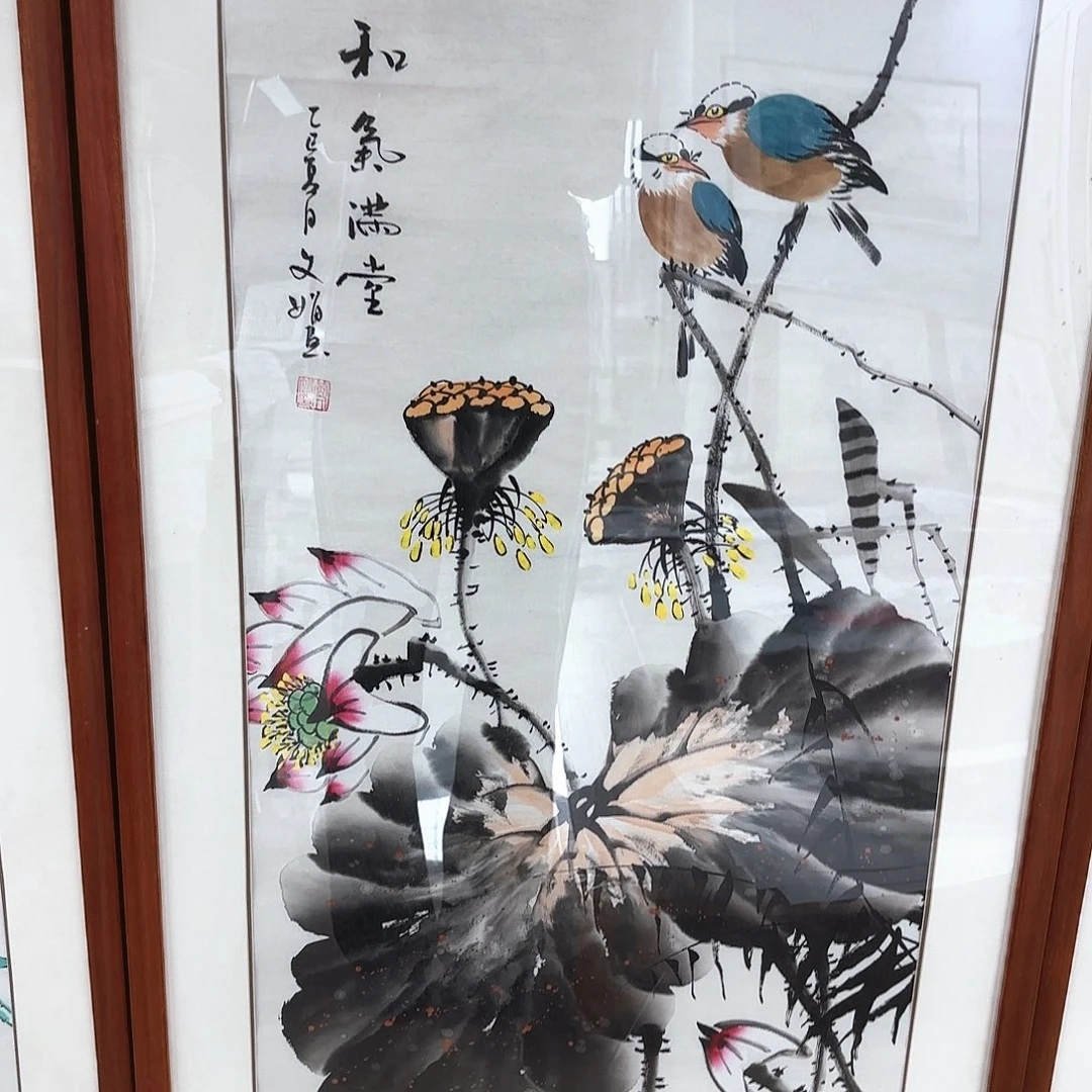 林***鹿国画国画作品展，国画作品展。