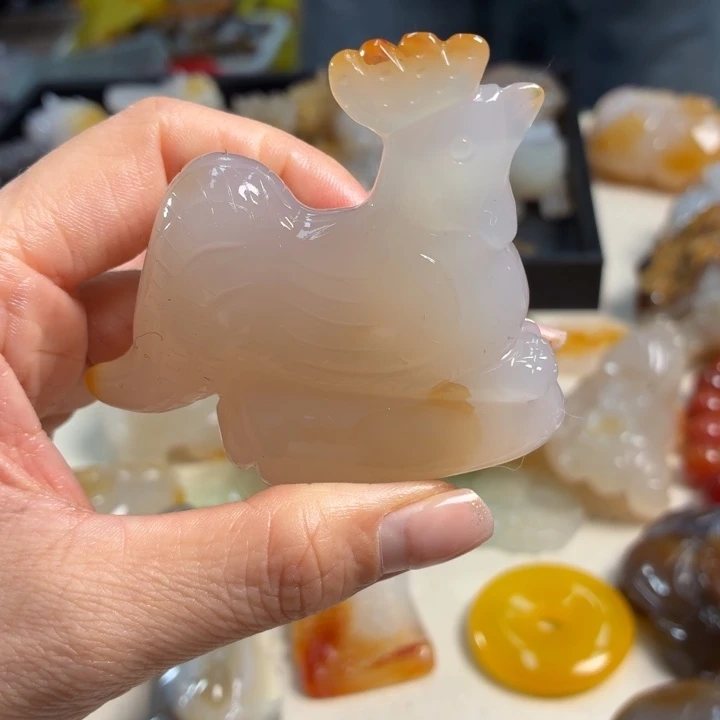 玛瑙/玉髓未镶嵌吊坠(不含链)