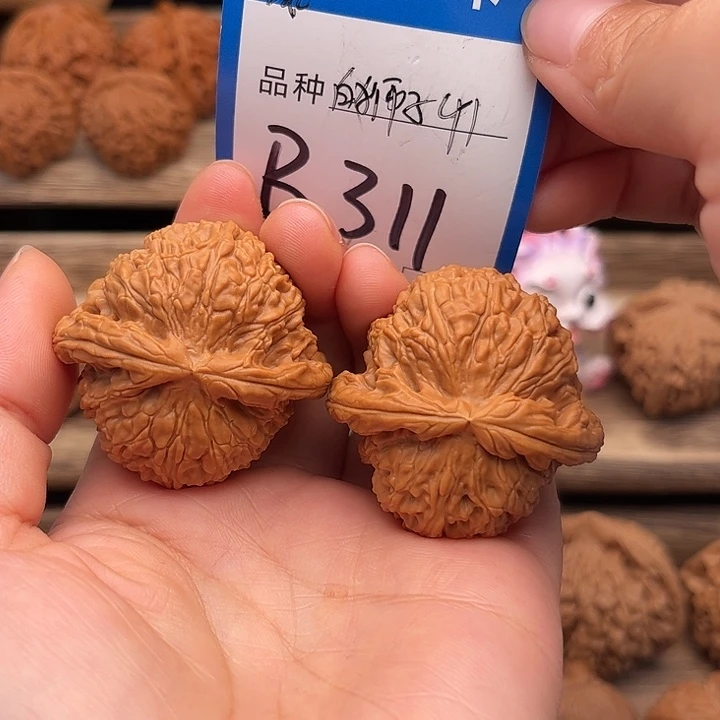吊坠文玩核桃球白41