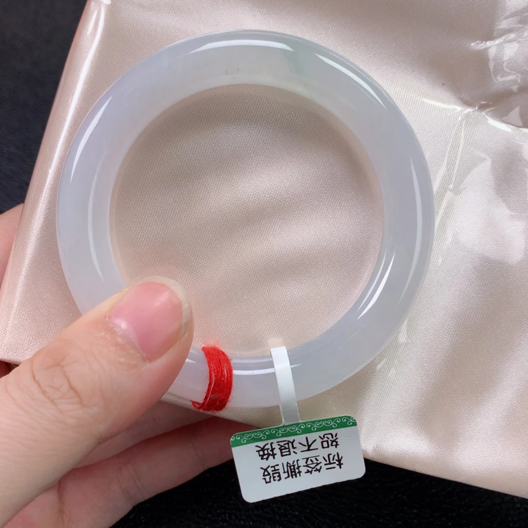 未镶嵌手镯翡翠缅甸天然翡翠手镯5253