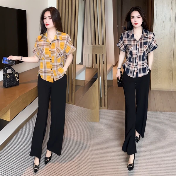 【季颜品牌】夏季新款穿搭衬衫休闲时尚洋气气质显瘦减龄上衣185