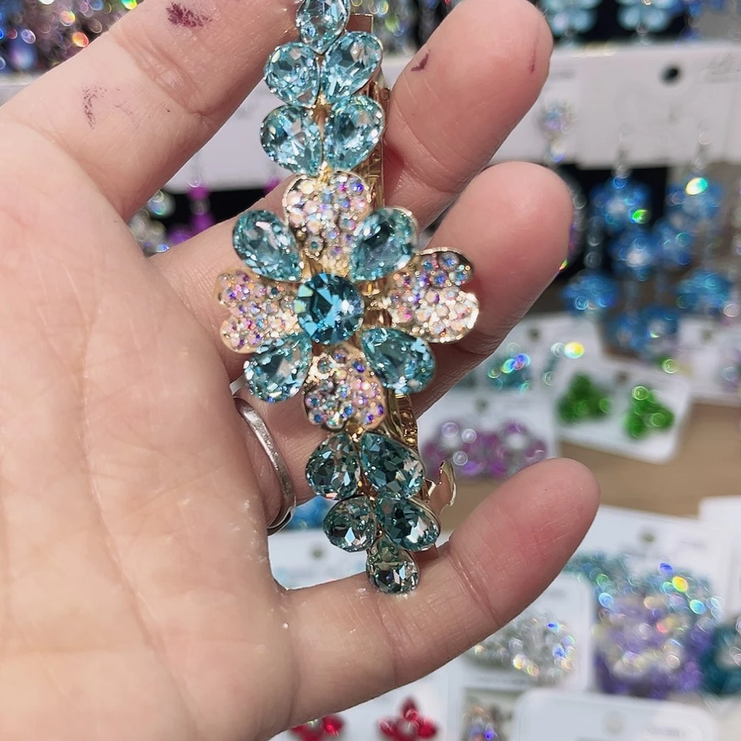 琉璃纯铜合金美丽耳环