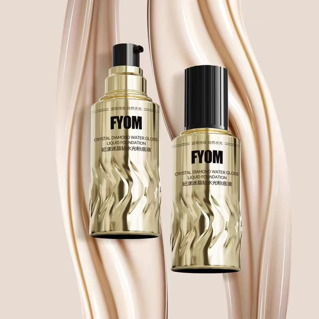 妃漾迷FYOM晶钻水光粉底液水润逆龄定妆保湿遮瑕紧致嫩肤