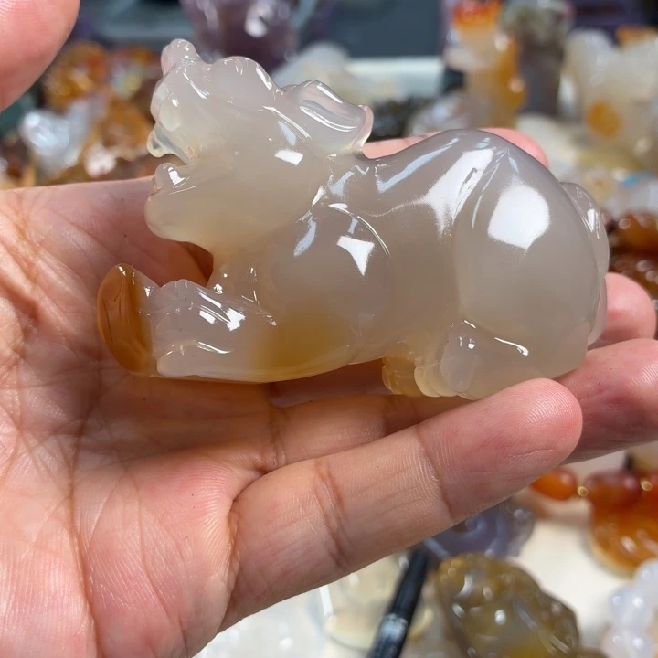 玛瑙/玉髓未镶嵌吊坠(不含链)