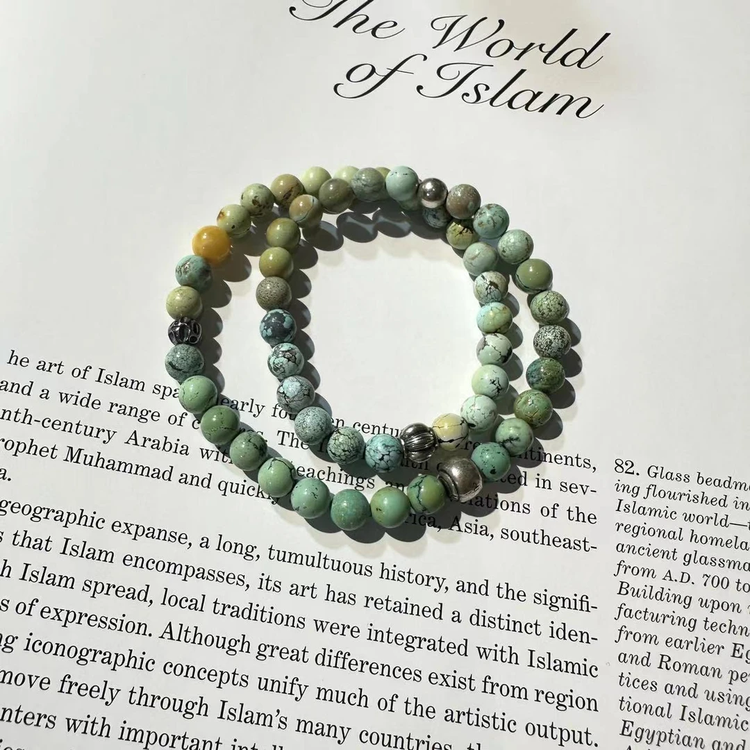 非金属仿水晶手链 彩云之南绿色珠子手链【顺丰包邮】【哎呦家18130】