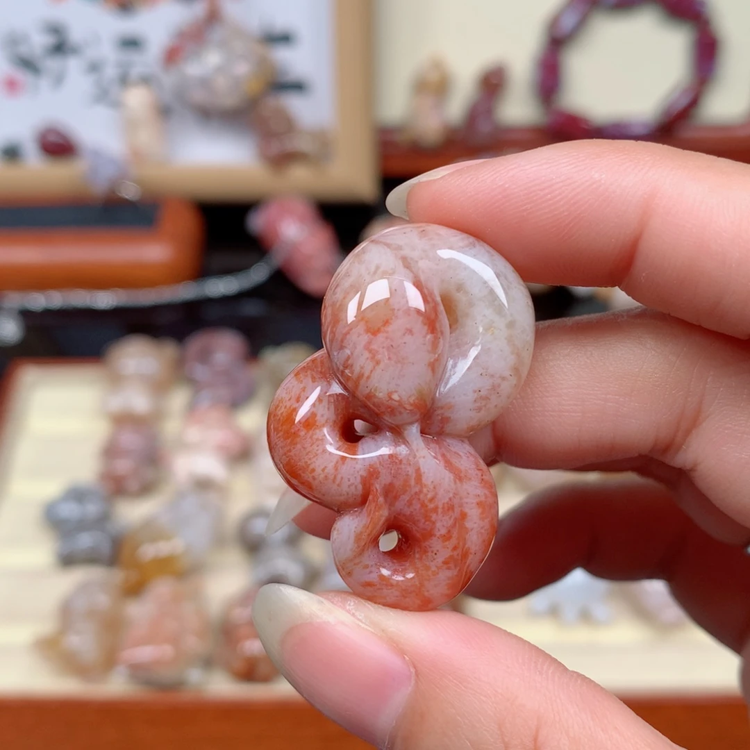 硅化玉珊瑚玉未镶嵌