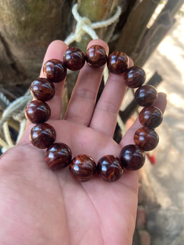 海南黄花梨1.5紫油梨手串