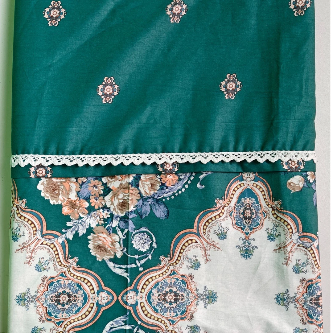 uzhanam 床上三件套绿色大床