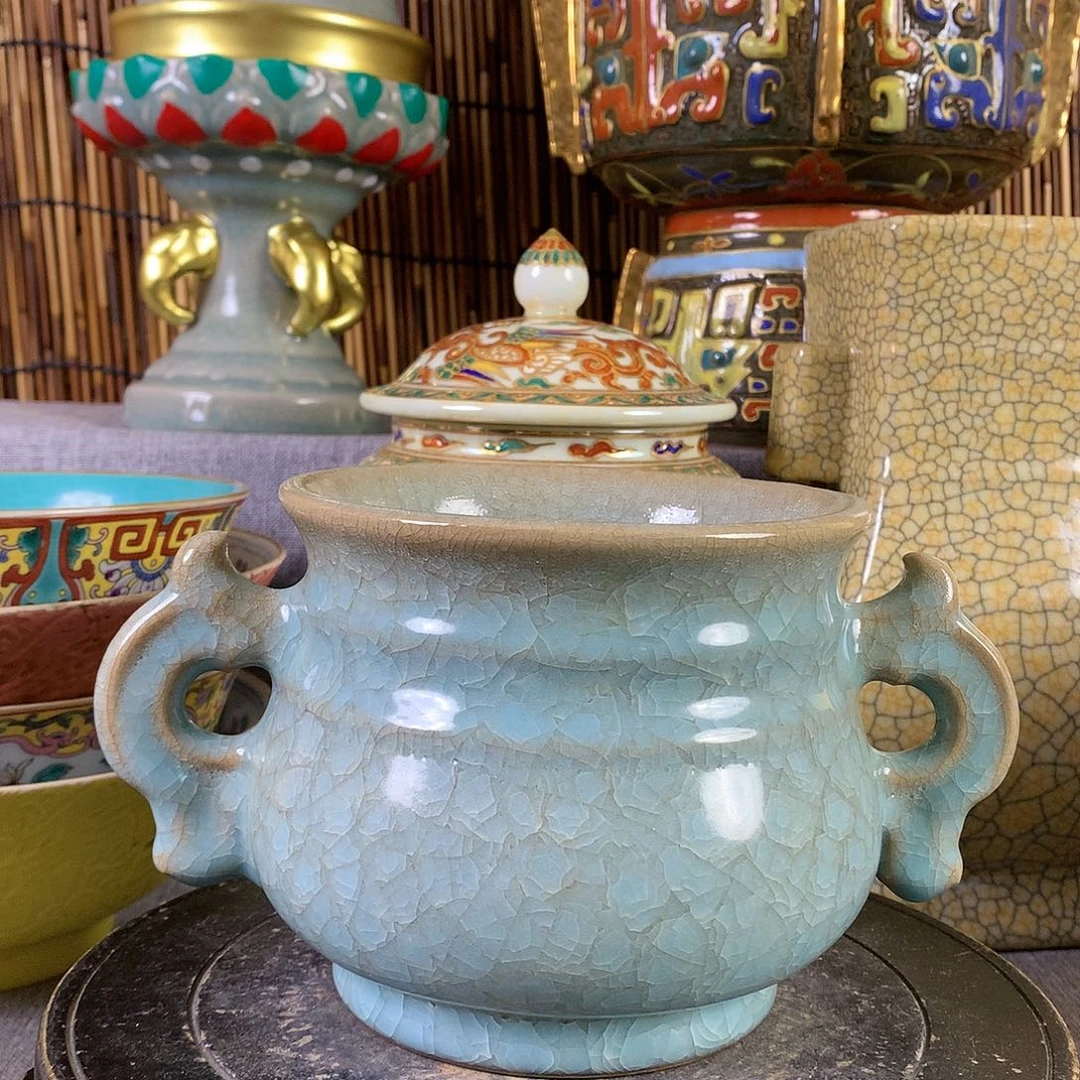 瓷片瓷器摆件真的很好的112558