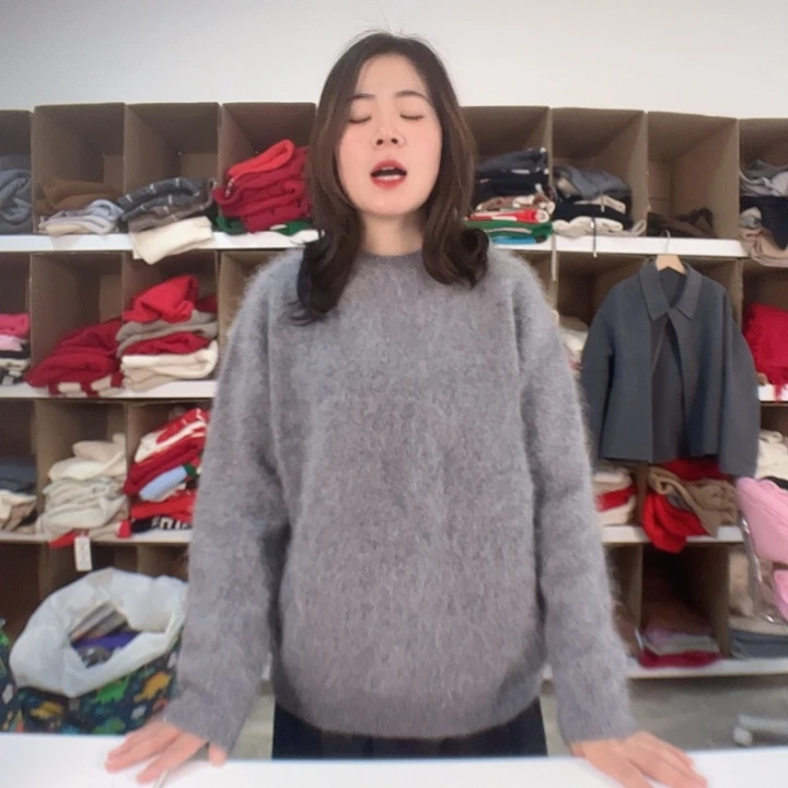 灰色拉绒加厚纯山羊绒假一赔三