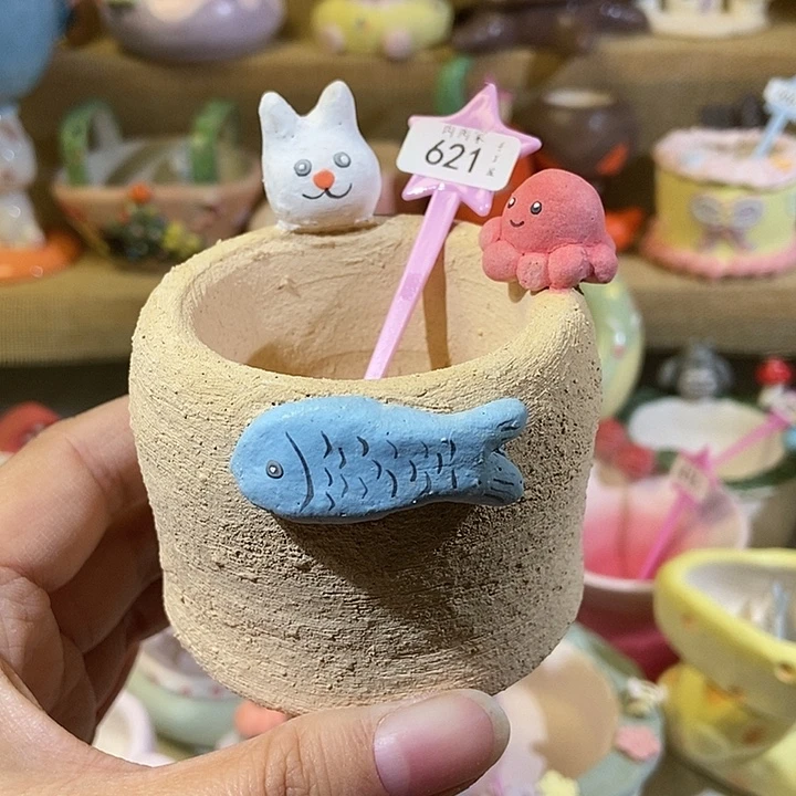 621 手工手绘盆满29.9包邮