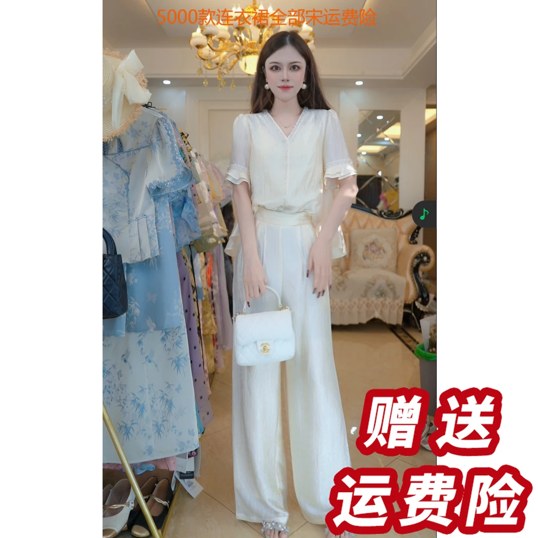 时尚套装女2025夏季新款妈妈装减龄两件套A52511