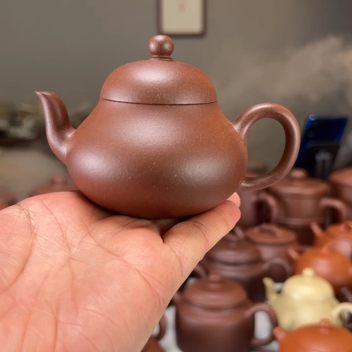 茶壶底槽青半手工梨140cc