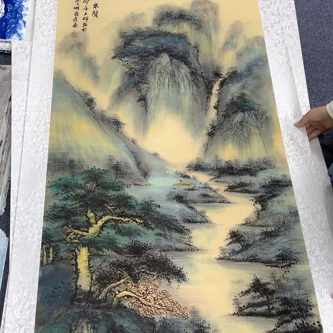 国画作品小姐姐放漏…
