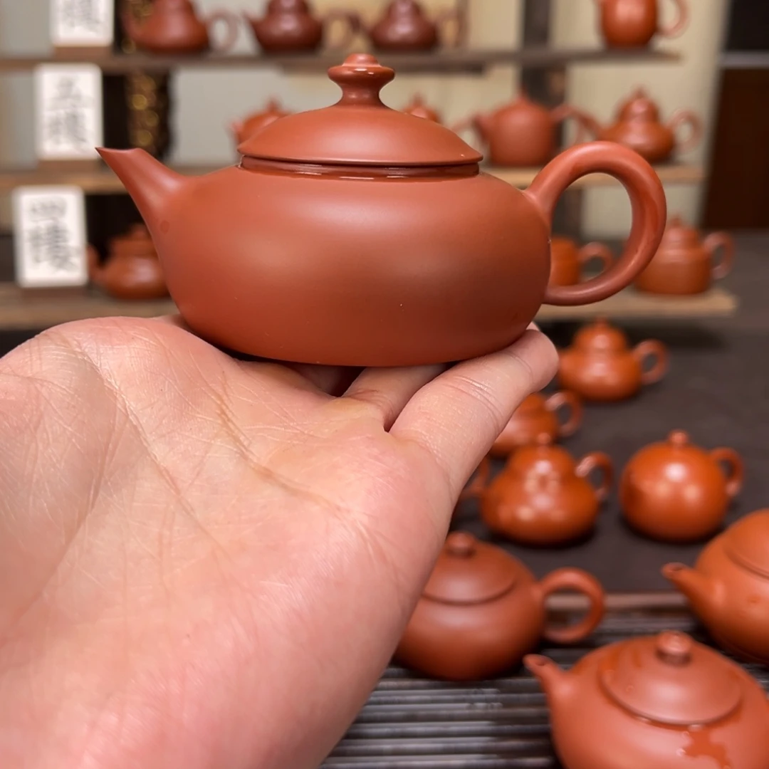 ****紫砂茶壶寒江105cc