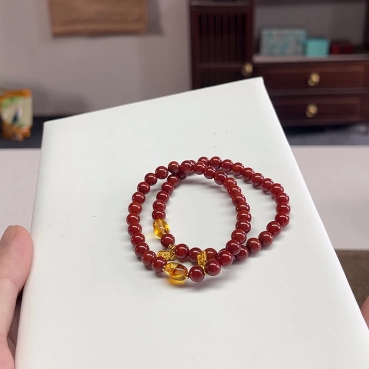手链未镶嵌南红玛瑙