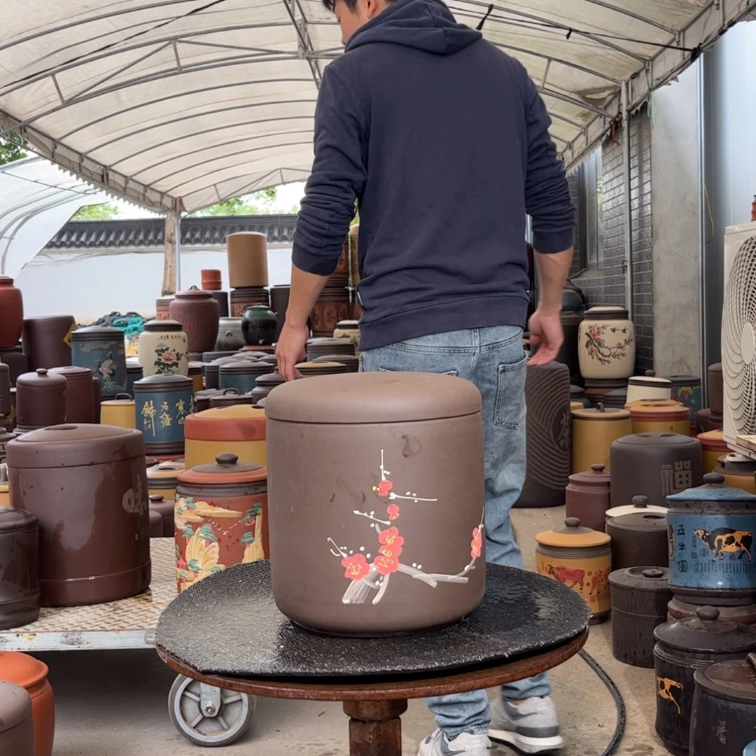 茶叶罐紫砂8 饼茶叶罐