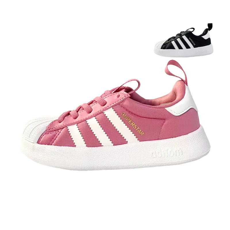 adidas/阿迪达斯儿童25春秋男女婴小童贝壳头一脚蹬运动鞋IH3503