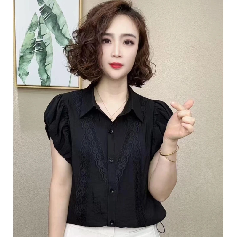 2025新款洋气百搭减龄显瘦气质女短袖T恤#208