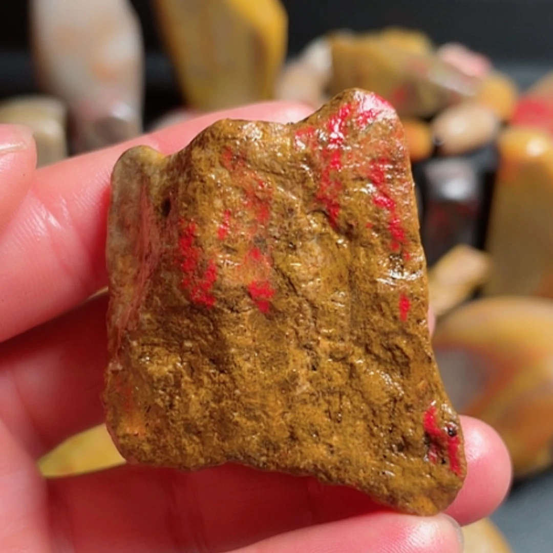 【闪购商品】昌化石和****财昌化田黄鸡血石