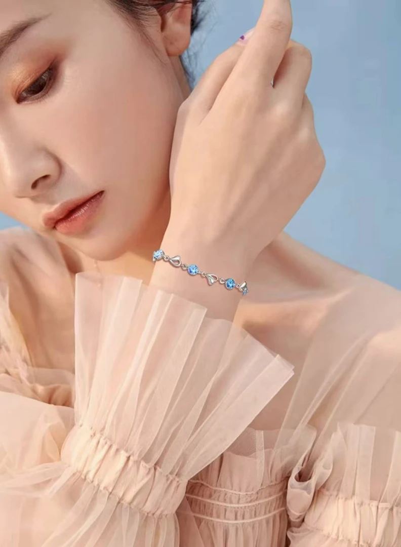 F057-精工海洋之心手链