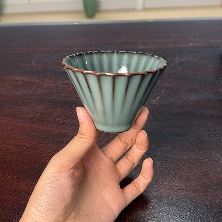 龙泉云间青瓷小米茶器