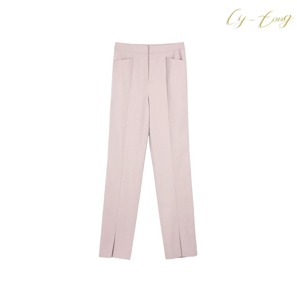 【彤姐原创】春夏气质轻奢时尚休闲百搭女士简约高腰西装裤DN2716