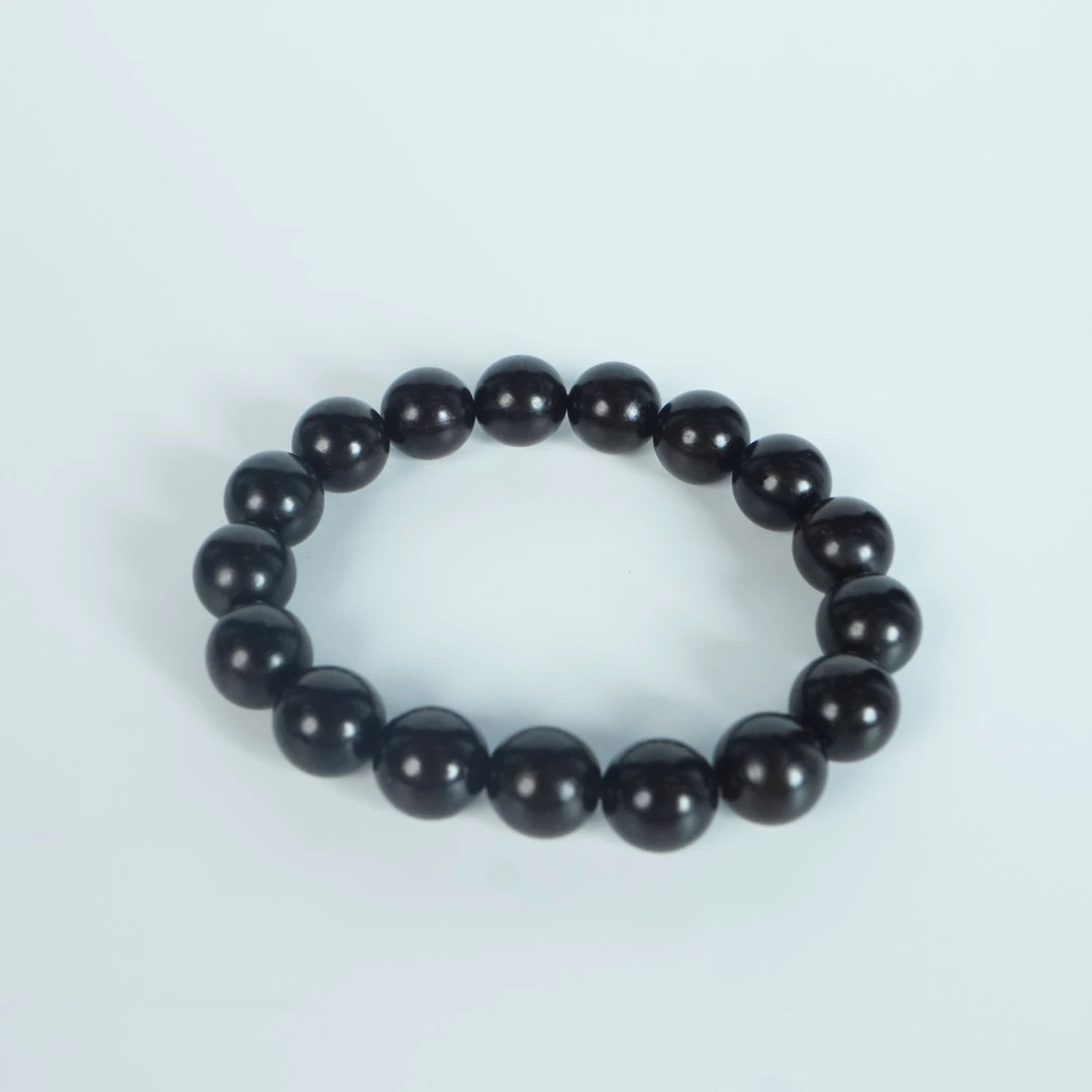 DY-B4957 印度小叶紫檀带星老料手串 1.2cm  19.58g