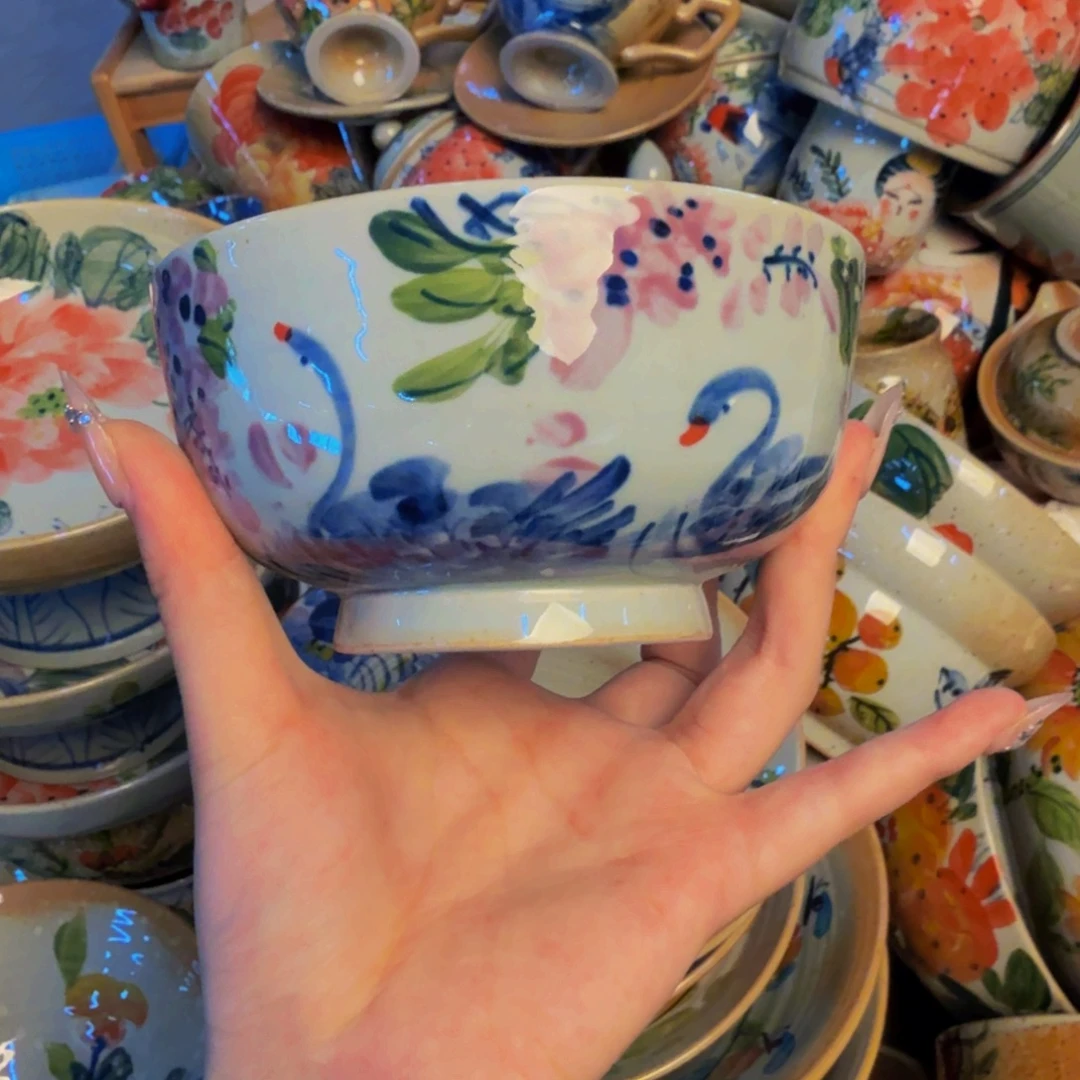 瓷片景德镇陶瓷手工手绘