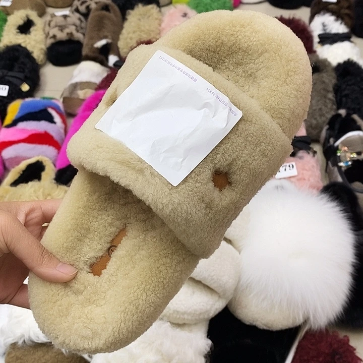 套趾羊毛拖鞋36码