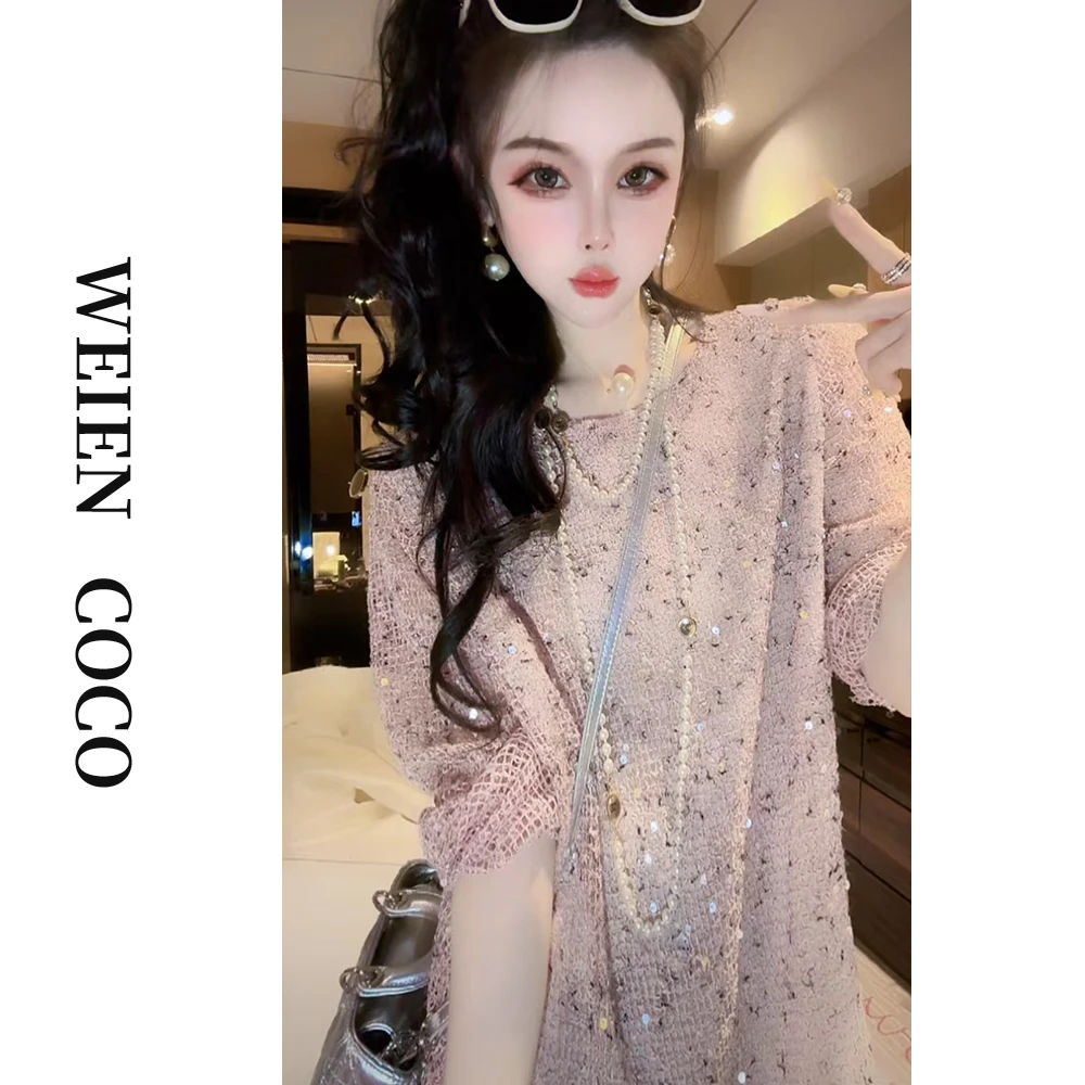 【薇恩COCO】重工蕾丝细闪性感气质衬衣休闲百搭春夏新款S3718