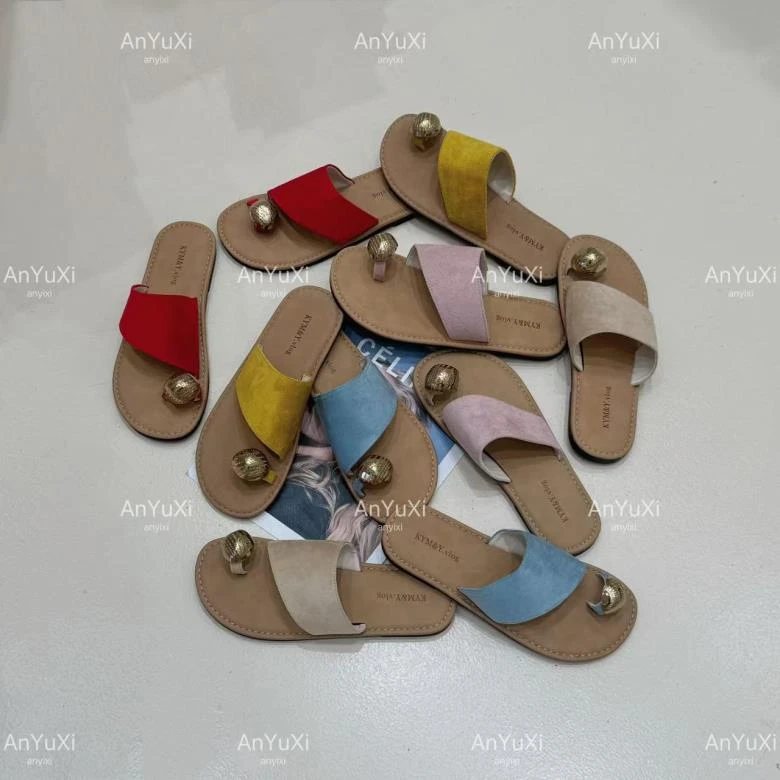 平底鸽子蛋套趾凉拖&安妤皙51188【K33】【无鞋盒】