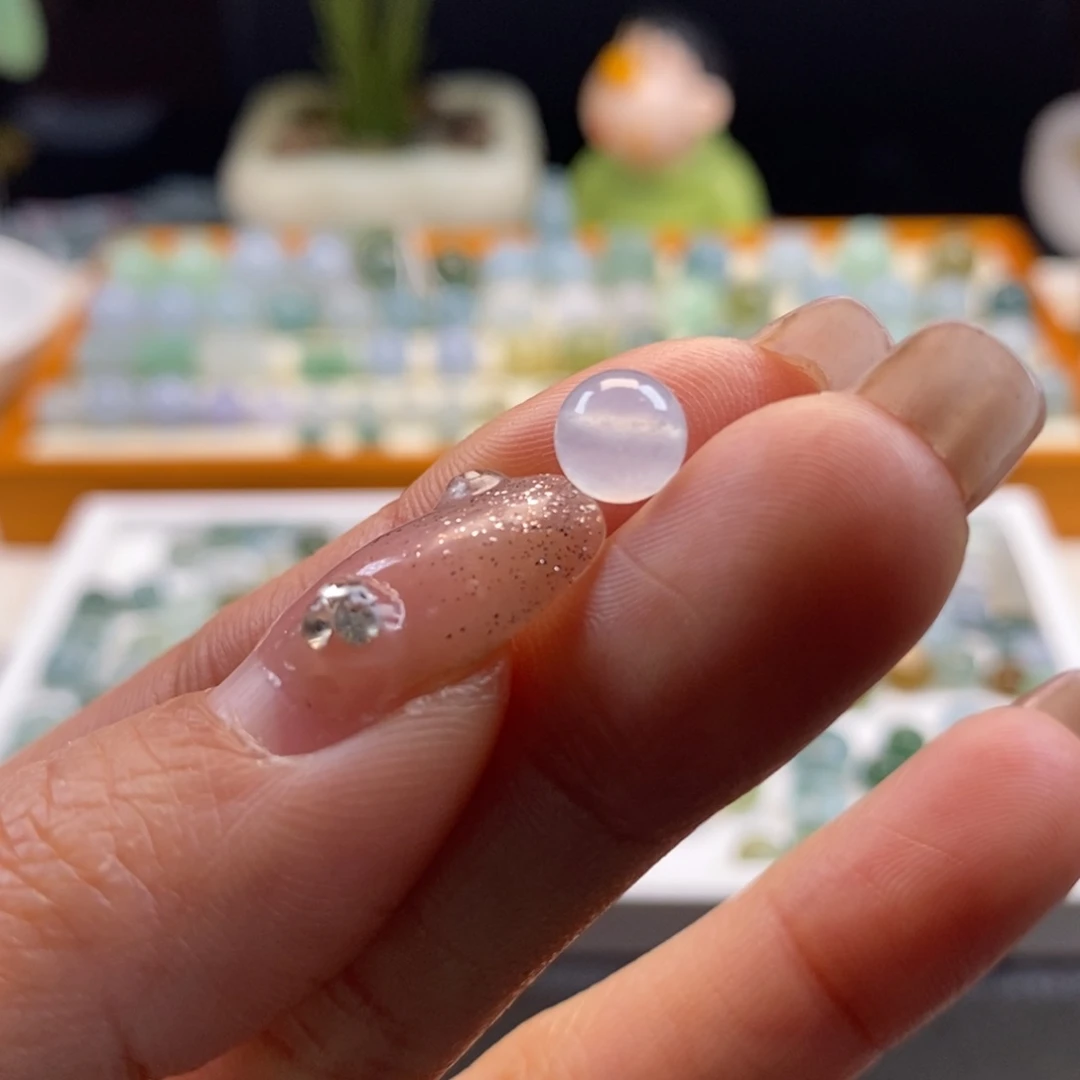 翡翠散珠天然翡翠6.8