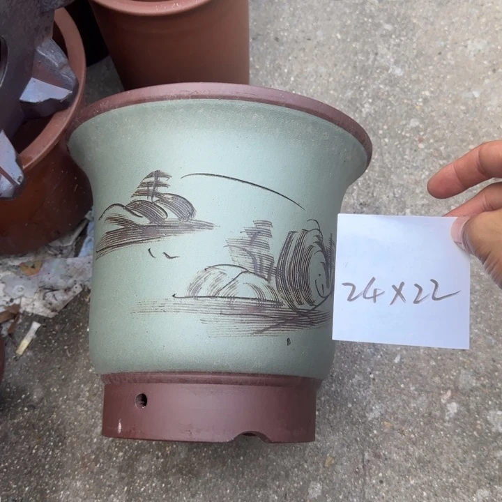 紫砂花盆特价商品