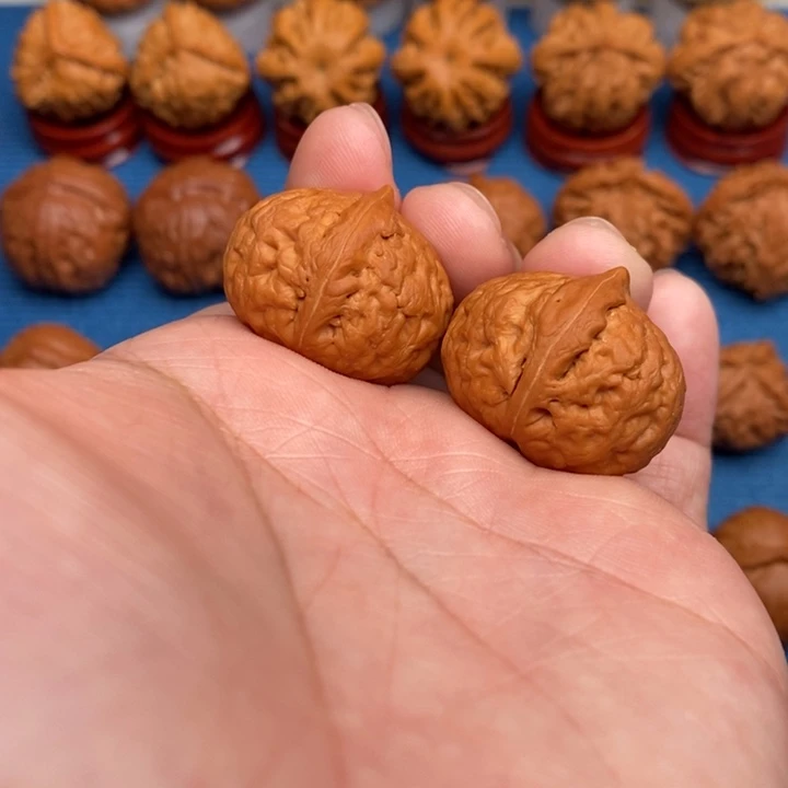 把件文玩核桃麒麟磨盘