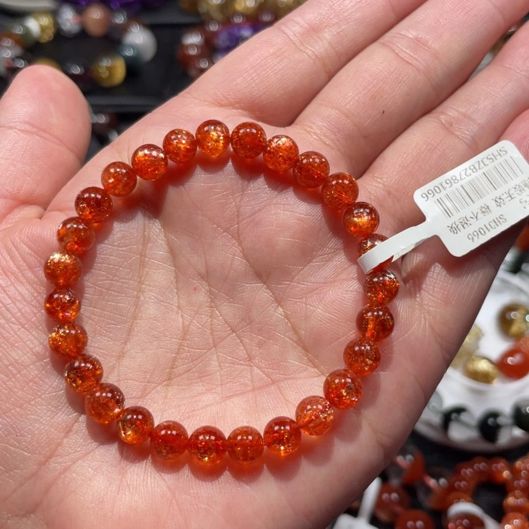 手链日光石未镶嵌金太阳6.5mm左右