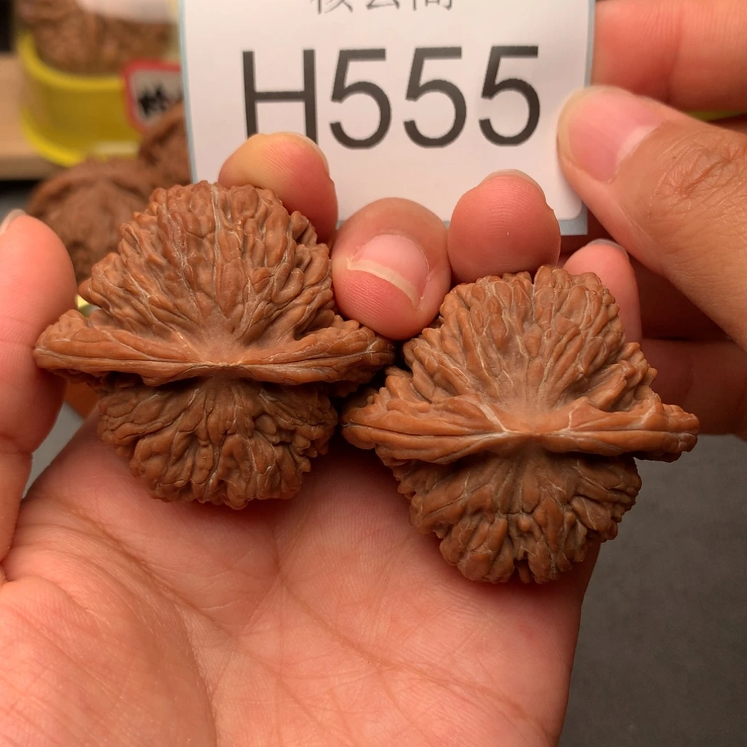 吊坠文玩核桃46全品熊儿寨四座楼