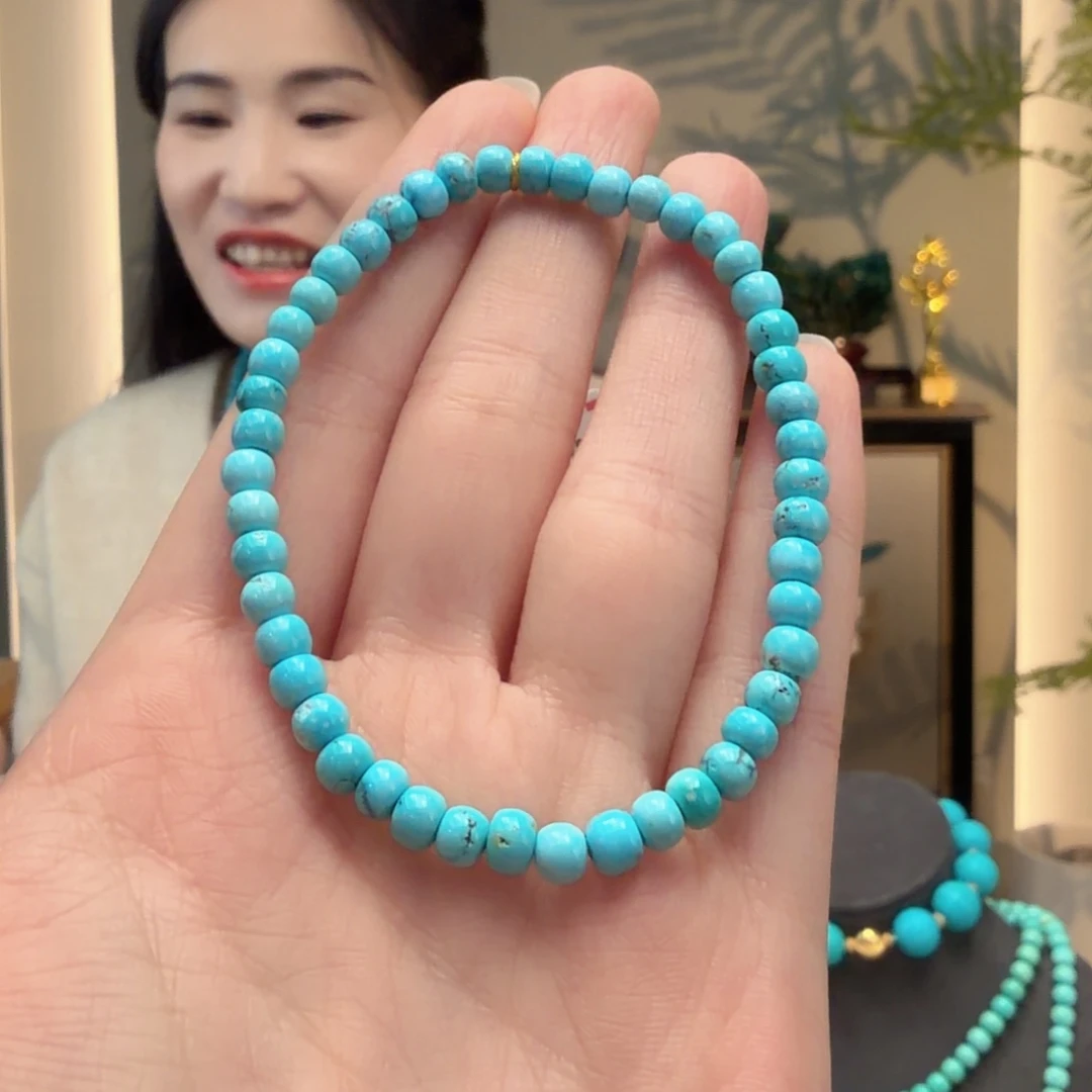绿松石未镶嵌颈饰