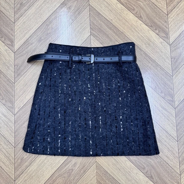 【JINJIN】2025秋冬新款小众设计款短裙（1646）NO退NO换