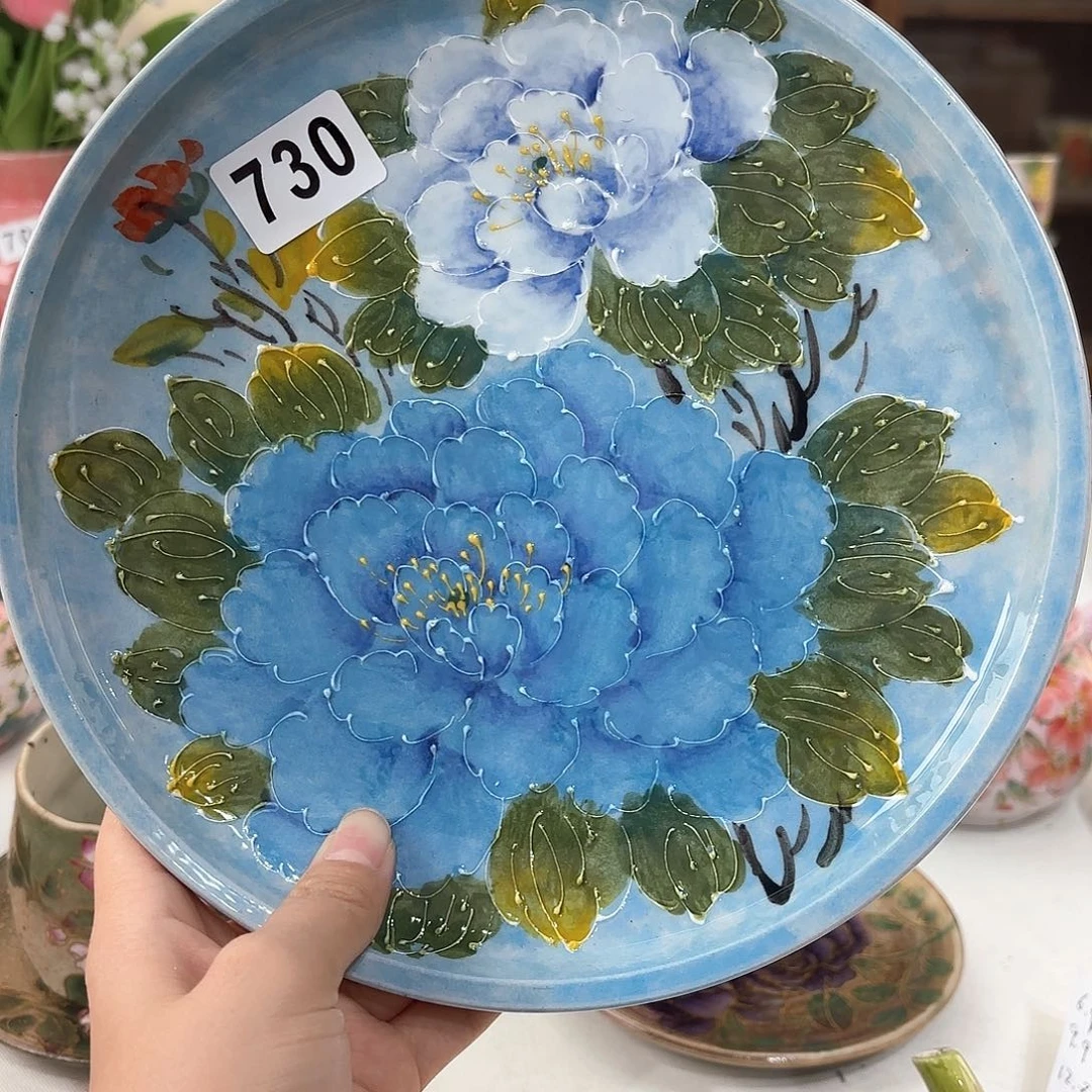 果***娜景德镇手绘高温釉下彩陶瓷茶具