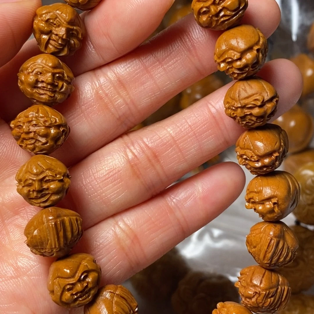 橄榄核手串/手链桃核罗汉
