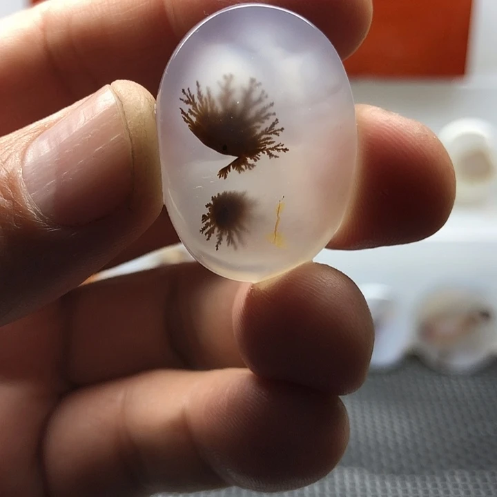 玛瑙/玉髓未镶嵌海洋玉髓象形花片