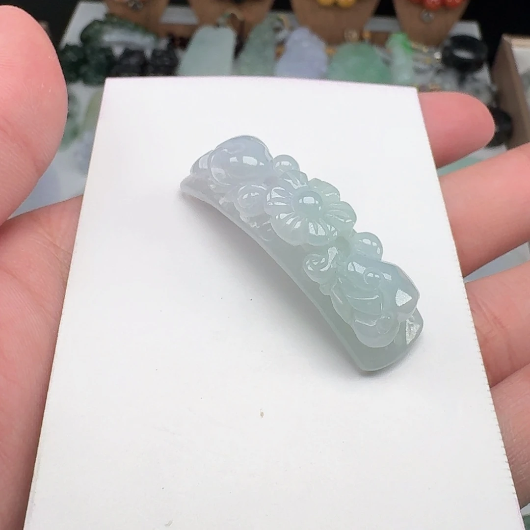 翡翠未镶嵌颈饰天然翡翠