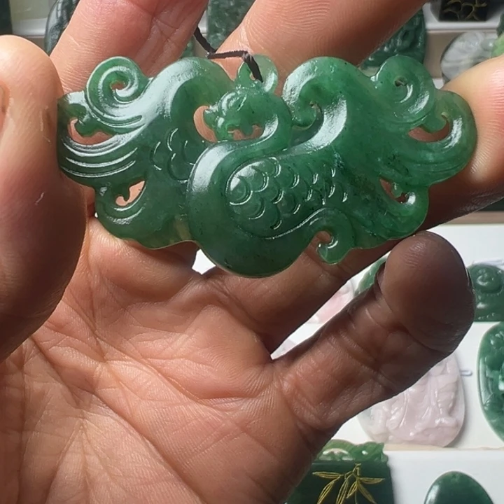 独山玉未镶嵌吊坠(不含链)