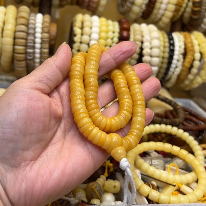 牛骨手串/手链直径10牛骨薄切