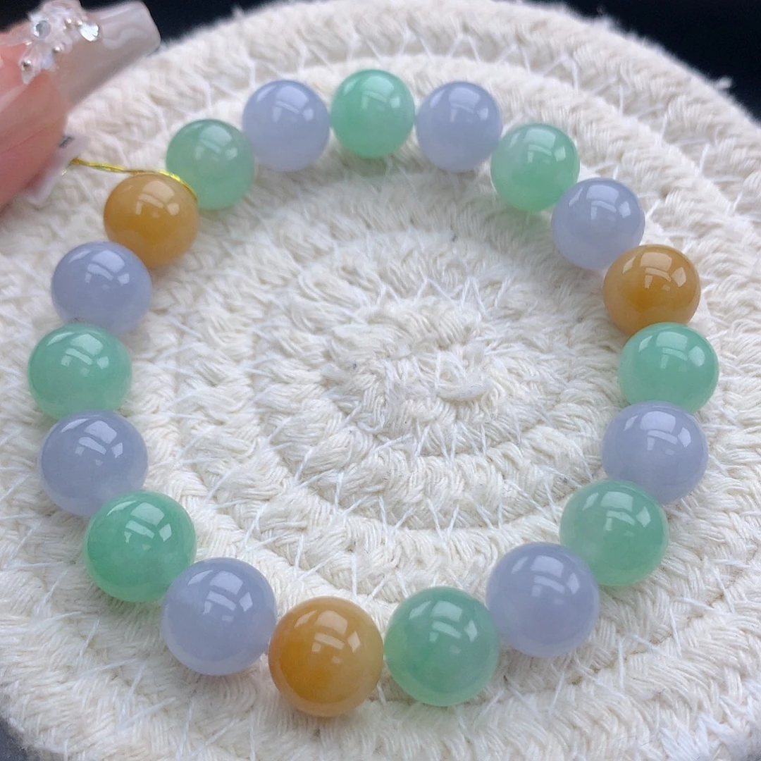 翡翠未镶嵌毛衣链