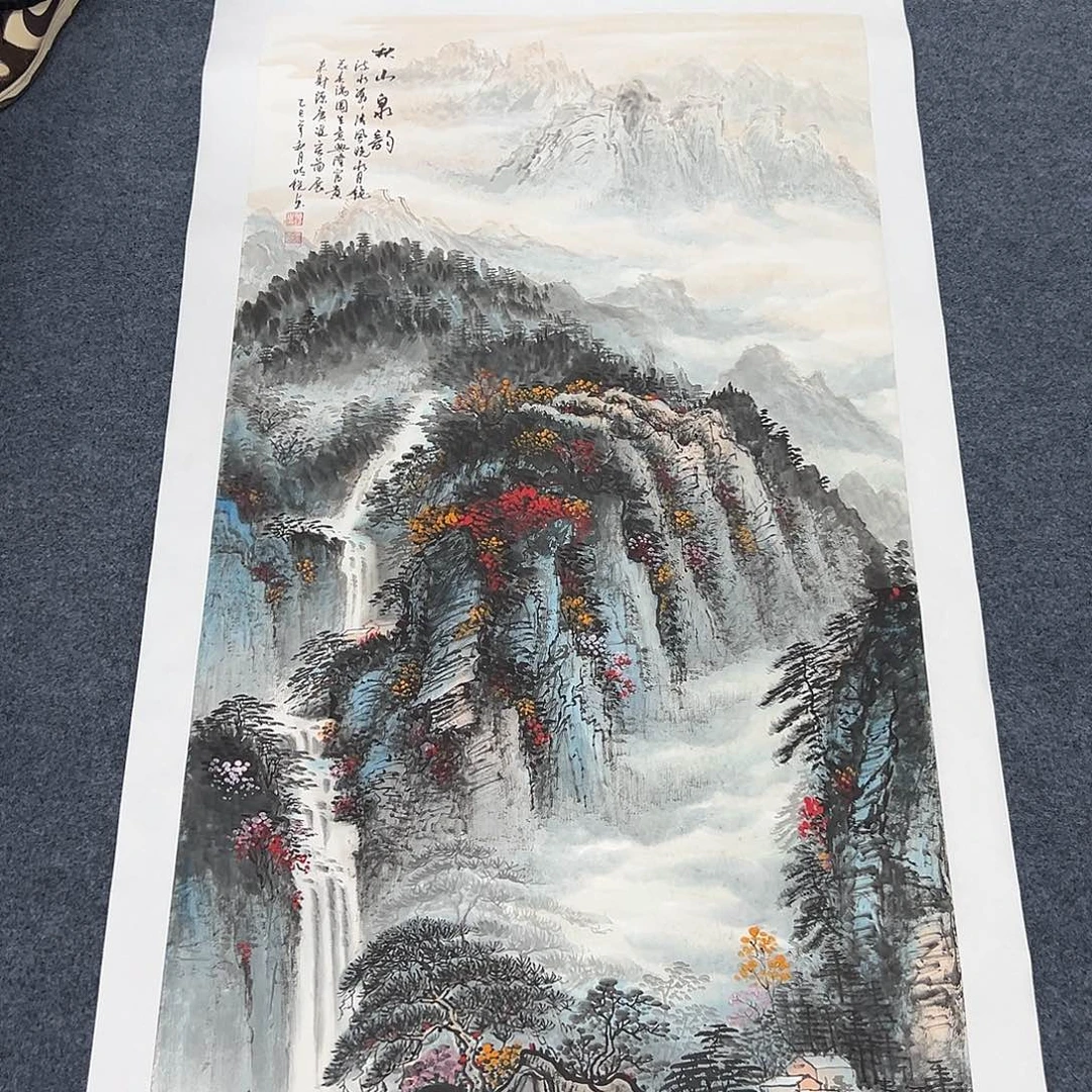 国画国画作品纯手绘作品