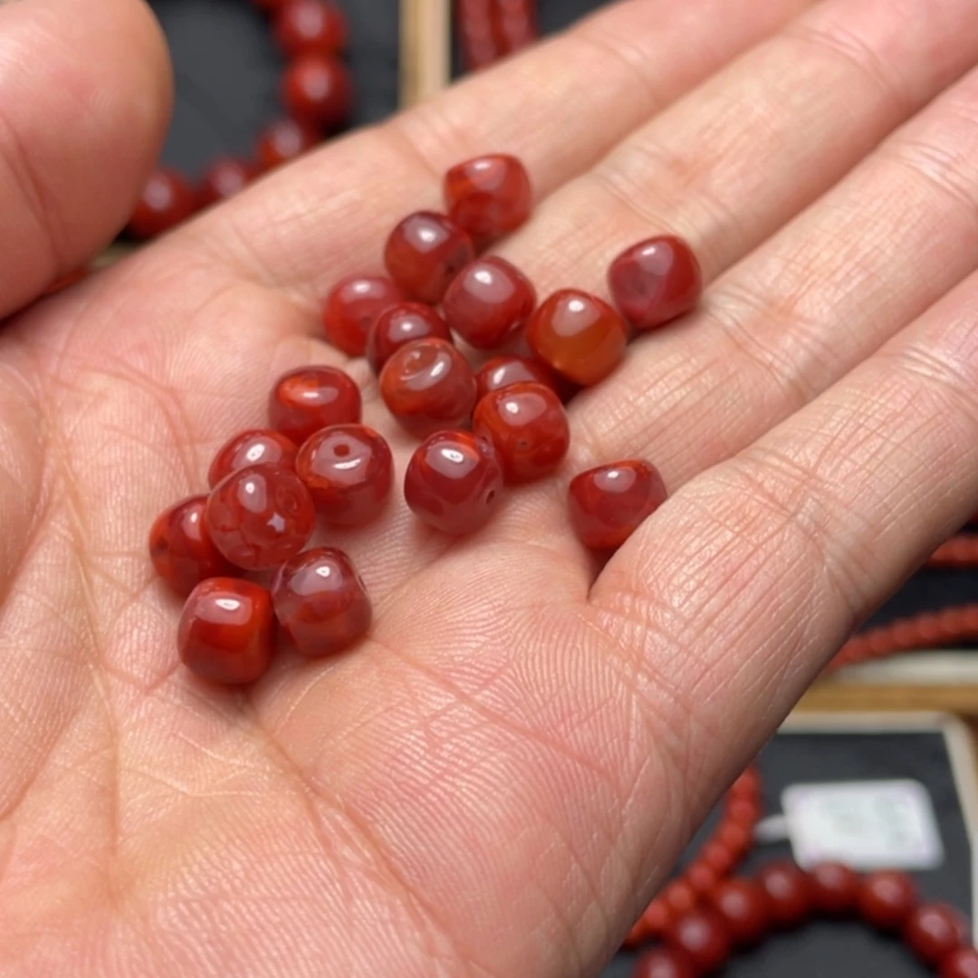 【闪购商品】南红玛瑙单珠8发一颗未镶嵌