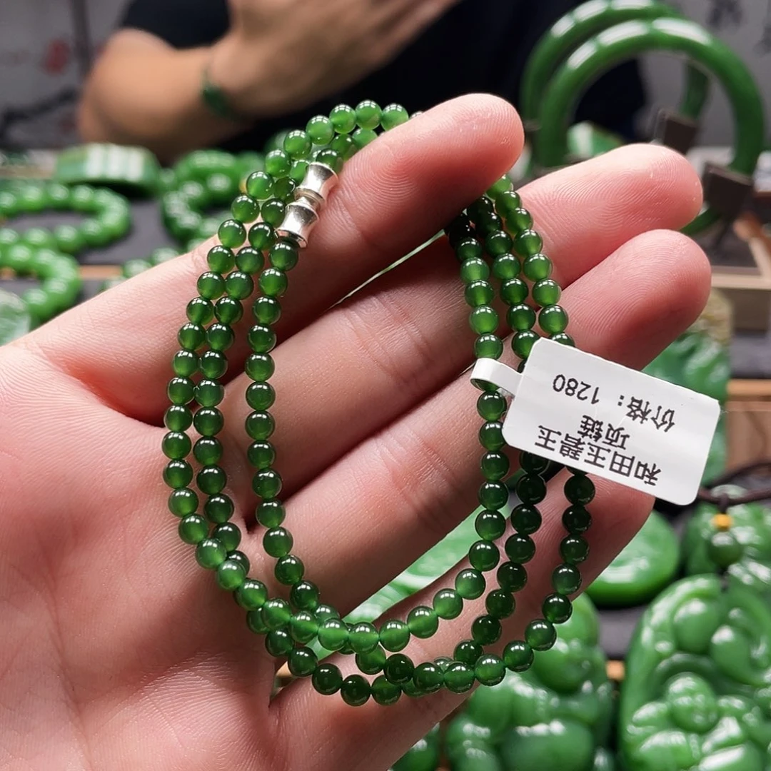 和田玉（碧玉）未镶嵌颈饰