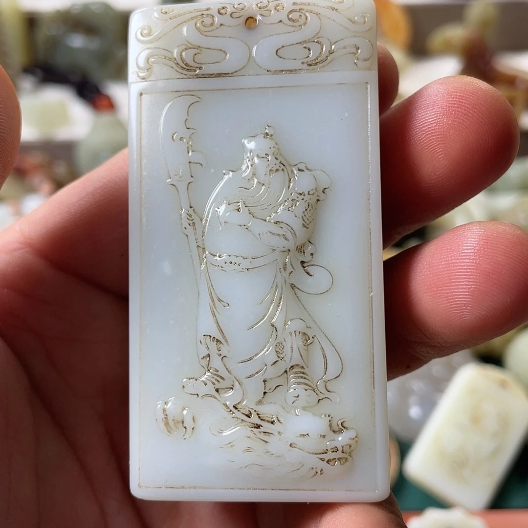 和田玉未镶嵌颈饰地*